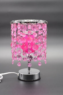 Blue Pink or Purple Crystal Chandelier Aroma Lamp