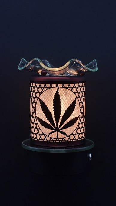 Leaf Plug-In Nightlight Oil/Wax Warmer Aroma Lamp