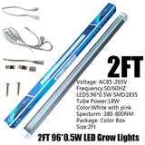 Full Spectrum LED Grow Light LED Grow Tube 2Ft