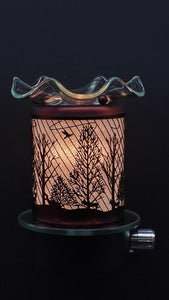 Deer in Woods Plug-In Nightlight Oil/Wax Warmer Aroma Lamp