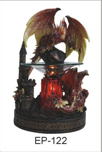 Black or Red Glitter Dragons Aroma Lamp