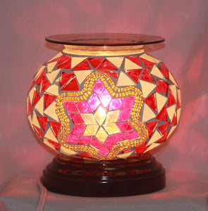 Crackle Glass Aroma Lamp
