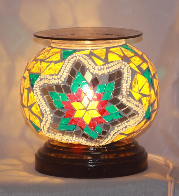 Crackle Glass Aroma Lamp