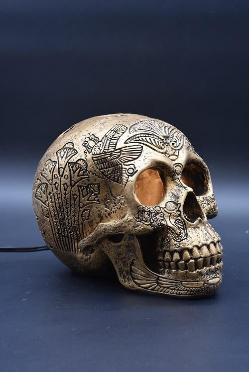 Skull with Symbols Aroma Lamp