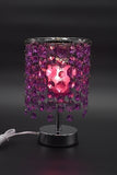 Blue, Pink, or Purple Crystal Chandelier Aroma Lamp