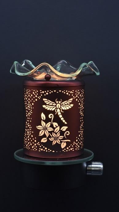 Dragonfly Plug-In Nightlight Oil/Wax Warmer Aroma Lamp