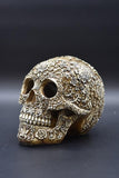 Floral Skull with Symbols Aroma Lamp