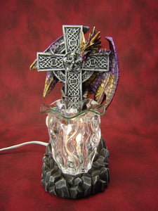 Dragon on Cross Aroma Lamp