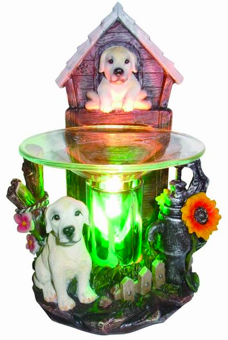 White Puppy Dogs Aroma Lamp