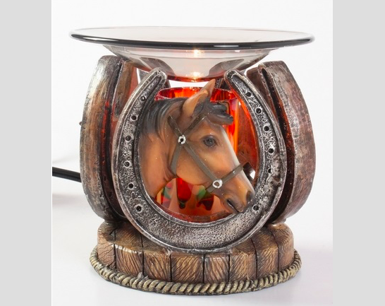 Horseshoe Horse Aroma Lamp