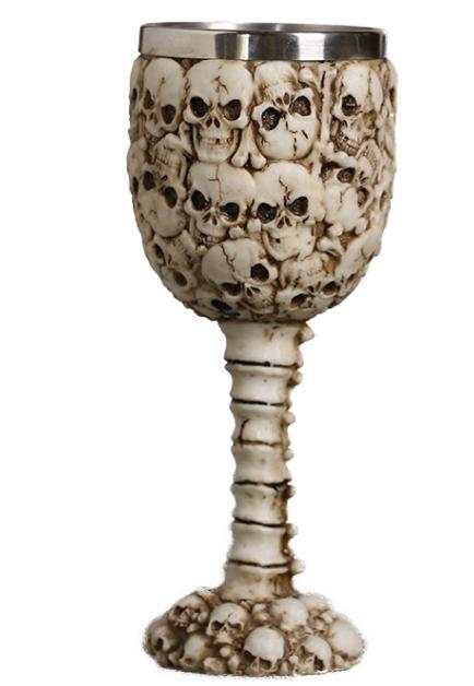 Large Skulls Goblet