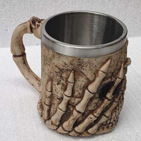 See No Evil Skeleton Mug